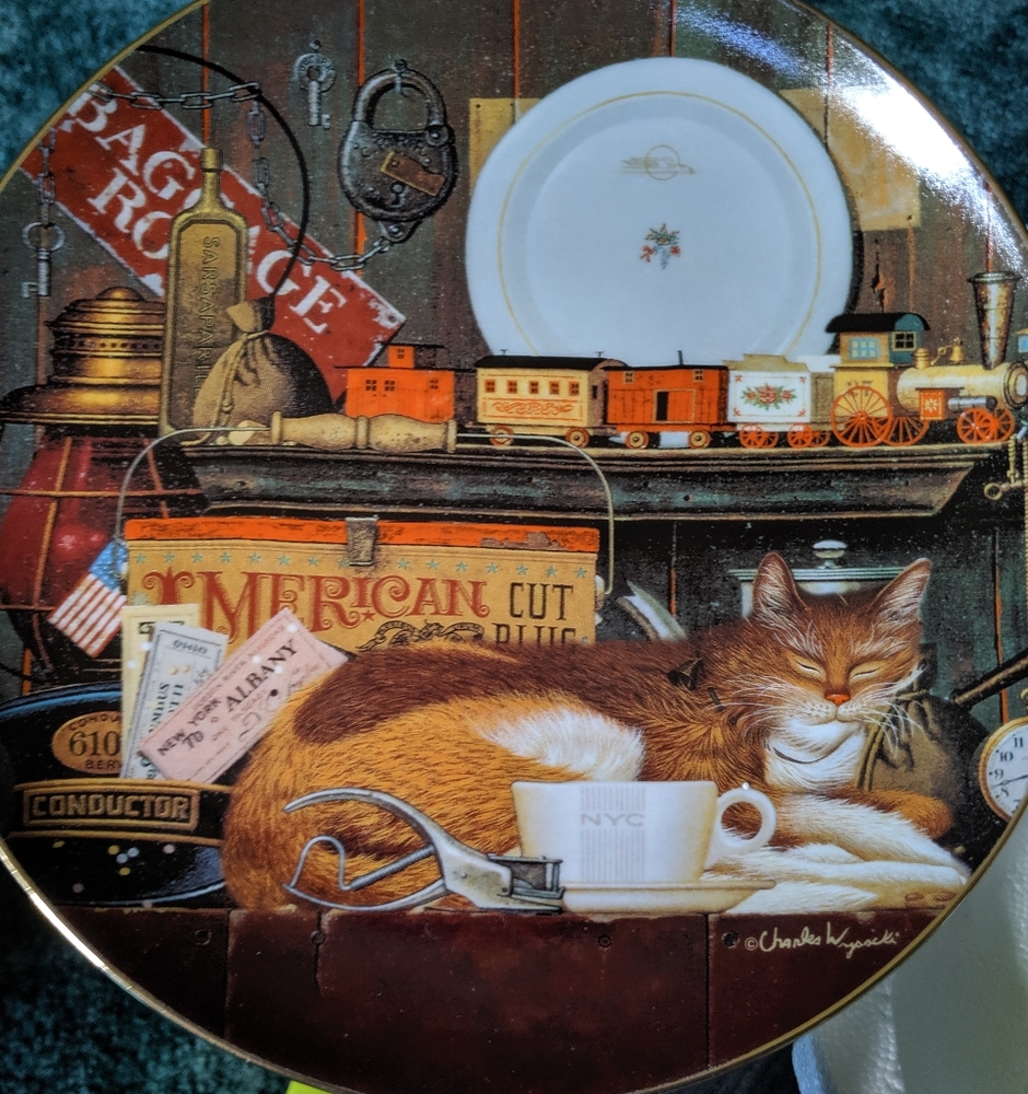 Charles wysocki collector plate